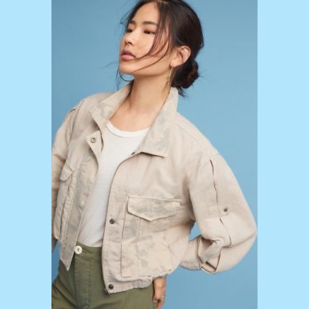 Anthropologie Hei Hei Women's Ronan Camo Jacket XS